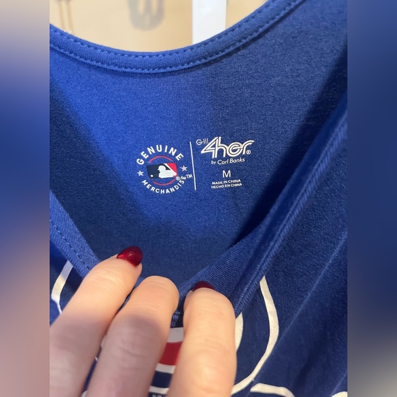 NWT Chicago Cubs G-III 4Her by Carl Bank Royal Game Over Maxi Dress - Picture 9 of 9